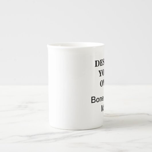 Ontwerp uw eigen bot China-Mok - wit Porselein Kop (Voorkant)