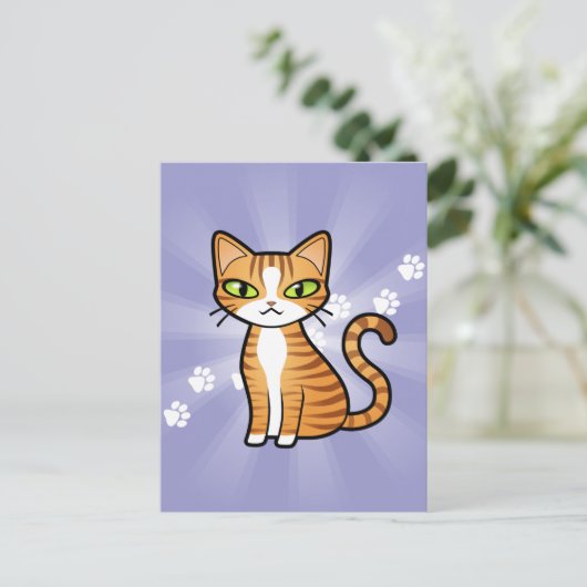 Ontwerp uw eigen Cartoon Briefkaart (Staand voorkant)