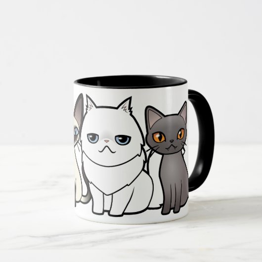 Ontwerp uw eigen Cartoon Mok (Voorkant rechts)