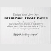 Ontwerp uw eigen document met een deklaag tissuepapier (Voorkant)