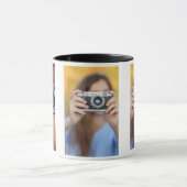 Ontwerp uw eigen gepersonaliseerde drie foto's mok (Midden)