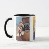 Ontwerp uw eigen gepersonaliseerde drie foto's mok (Links)