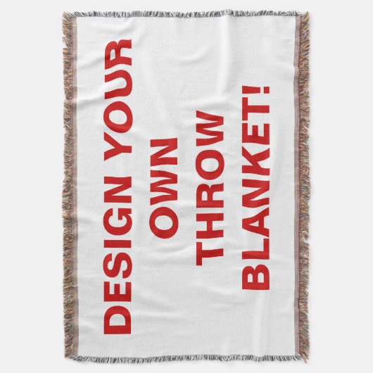 Ontwerp uw eigen, geweven rugzak deken (Voorkant Verticaal)