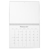 Ontwerp uw eigen kalander kalender (Feb 2027)