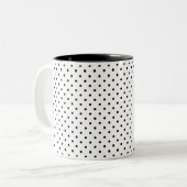 Ontwerp uw eigen kleine zwarte pooldop tweekleurige koffiemok (Voorkant links)