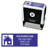 Ontwerp uw eigen kleur adres zelfinkkend stempel (In situ)