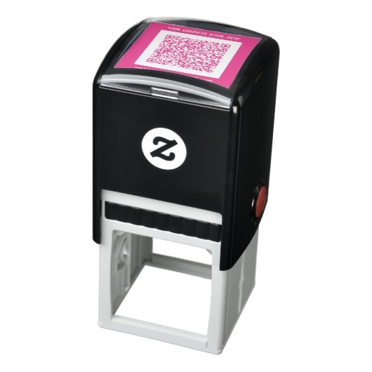 Ontwerp uw eigen kleur QR-code Zelfinktstempel Zelfinktende Stempel (Product)
