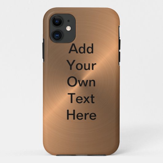 Ontwerp uw eigen koper Case-Mate iPhone case (Achterkant)