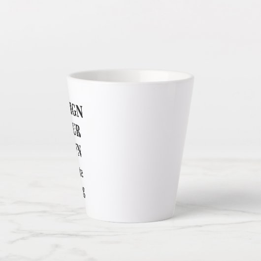 Ontwerp uw eigen latente Mok - volledig  (Voorkant)