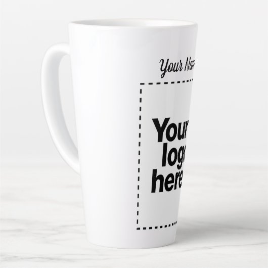 Ontwerp uw eigen latte mok (Linkerhoek)