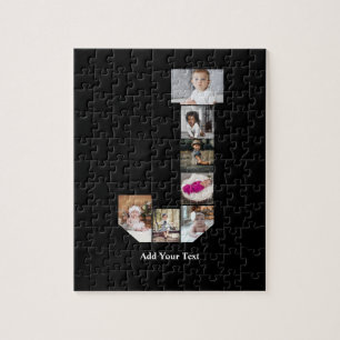 Ontwerp uw eigen letter J Photo Collage Poster Legpuzzel