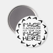 Ontwerp uw eigen magneet (Voorkant / Achterkant)