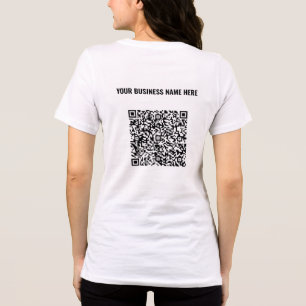 Ontwerp uw eigen merknaam en QR-code bedrijf Tri-Blend Shirt
