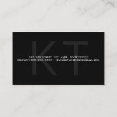Ontwerp uw eigen moderne professionele blk standaa visitekaartje (Achterkant)