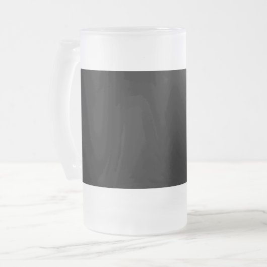 Ontwerp uw eigen Mok voor bier - zwart en wit (Voorkant links)