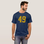 Ontwerp uw eigen nummers T-shirt (Voorkant volledig)