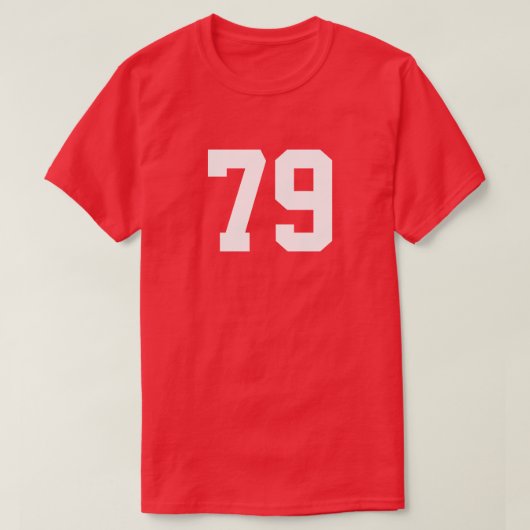Ontwerp uw eigen nummers T-shirt (Design voorkant)