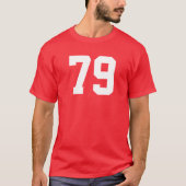 Ontwerp uw eigen nummers T-shirt (Voorkant)