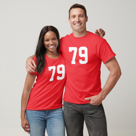 Ontwerp uw eigen nummers T-shirt (Unisex)