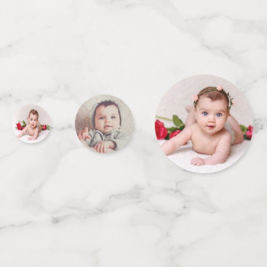 Ontwerp uw eigen, op maat gemaakte eigen maat confetti (Voorkanten)