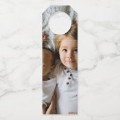 Ontwerp uw eigen, op maat gemaakte eigen maat flessenhanger (Achterkant)