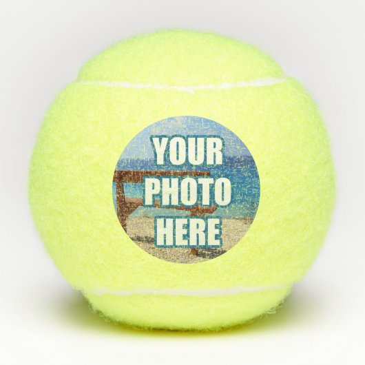 Ontwerp uw eigen, op maat gemaakte eigen maat tennisballen (Voorkant)