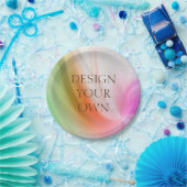 Ontwerp uw eigen partijBord Papieren Bordje (Feest)