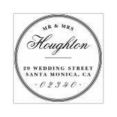 Ontwerp uw eigen persoonlijke retouradres rubberstempel (Afrduk)