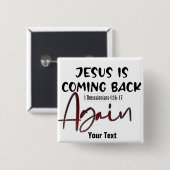 Ontwerp uw eigen pinback-knop vierkante button 5,1 cm (Voorkant /achterkant)