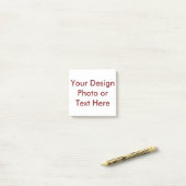 Ontwerp uw eigen Post-it® notes 3 x 3 (Op bureau)