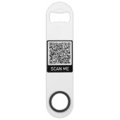 Ontwerp uw eigen QR Code Bottle Opener Sjabloon Speed Flessenopener (Achterkant)