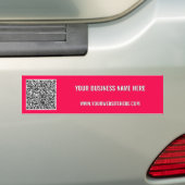 Ontwerp uw eigen QR-code Bumperstickers Sjabloon (Op auto)