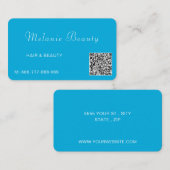 Ontwerp uw eigen QR-code Business Card Template Visitekaartje (Voorkant / Achterkant)