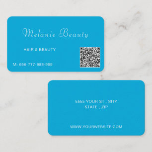 Ontwerp uw eigen QR-code Business Card Template Visitekaartje