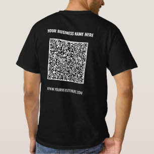 Ontwerp uw eigen QR Code Business T-shirt Sjabloon