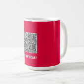 Ontwerp uw eigen QR Code Coffee Mok Kies kleur (Voorkant rechts)