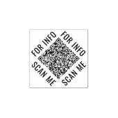 Ontwerp uw eigen QR-code rubberen stempel (Afrduk)