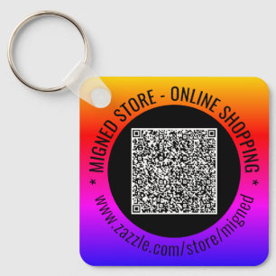 Ontwerp uw eigen QR Code Sleutelhanger met aangepa
