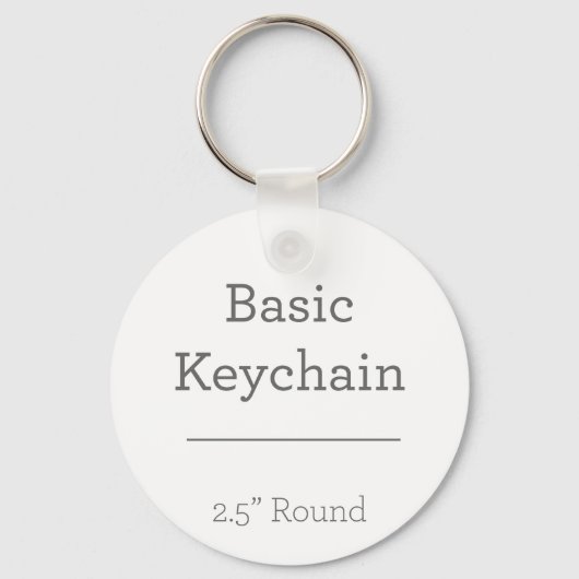 Ontwerp uw eigen ronde foto-Sleutelhanger Sleutelhanger (Voorkant)