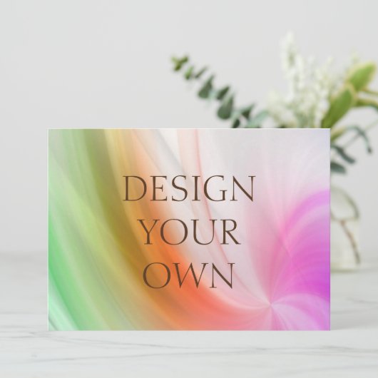 Ontwerp uw eigen save the date (Staand voorkant)