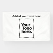 Ontwerp uw eigen spandoek (Horizontaal)