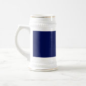 Ontwerp uw eigen Stein-Mok - blauw en wit Bierpul (Links)