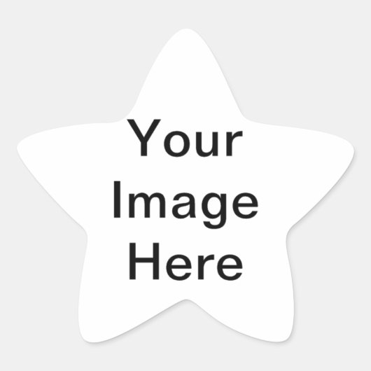 ontwerp uw eigen ster sticker (Voorkant)