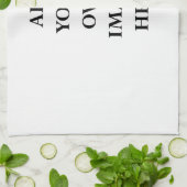 ontwerp uw eigen theedoek (Gevouwen)