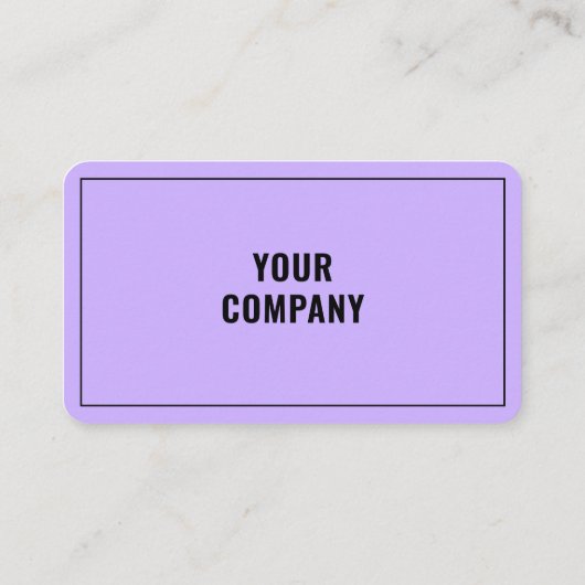 Ontwerp uw eigen twee kleuren Visitekaartje met Lo (Achterkant)