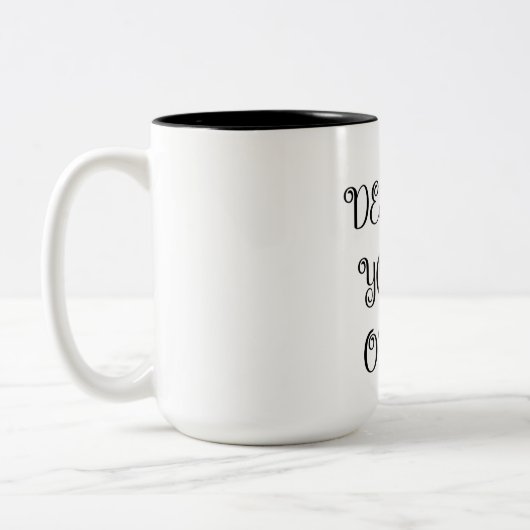 Ontwerp uw eigen tweekleurige koffiemok (Links)