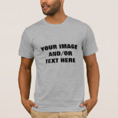 Ontwerp uw eigen Uw Afbeelding hier personaliseren T-shirt (Voorkant)