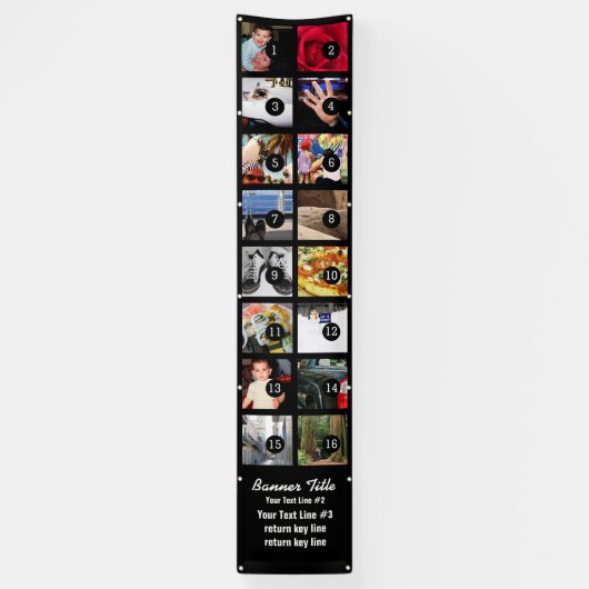 Ontwerp uw eigen verticale banner 16 Afbeeldingen  (Verticaal)