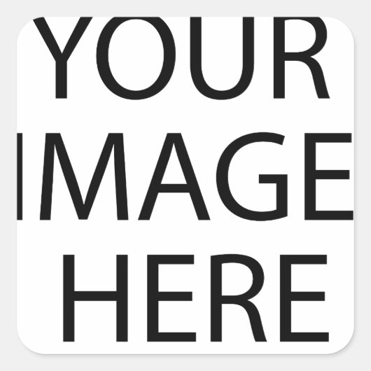 Ontwerp uw eigen vierkante sticker (Voorkant)