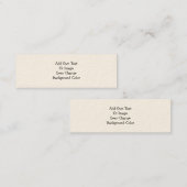 Ontwerp Uw Eigen Visitekaartje (Voorkant / Achterkant)